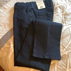 dark denim jeans blue tailored fit. Waist 32 inseam 38